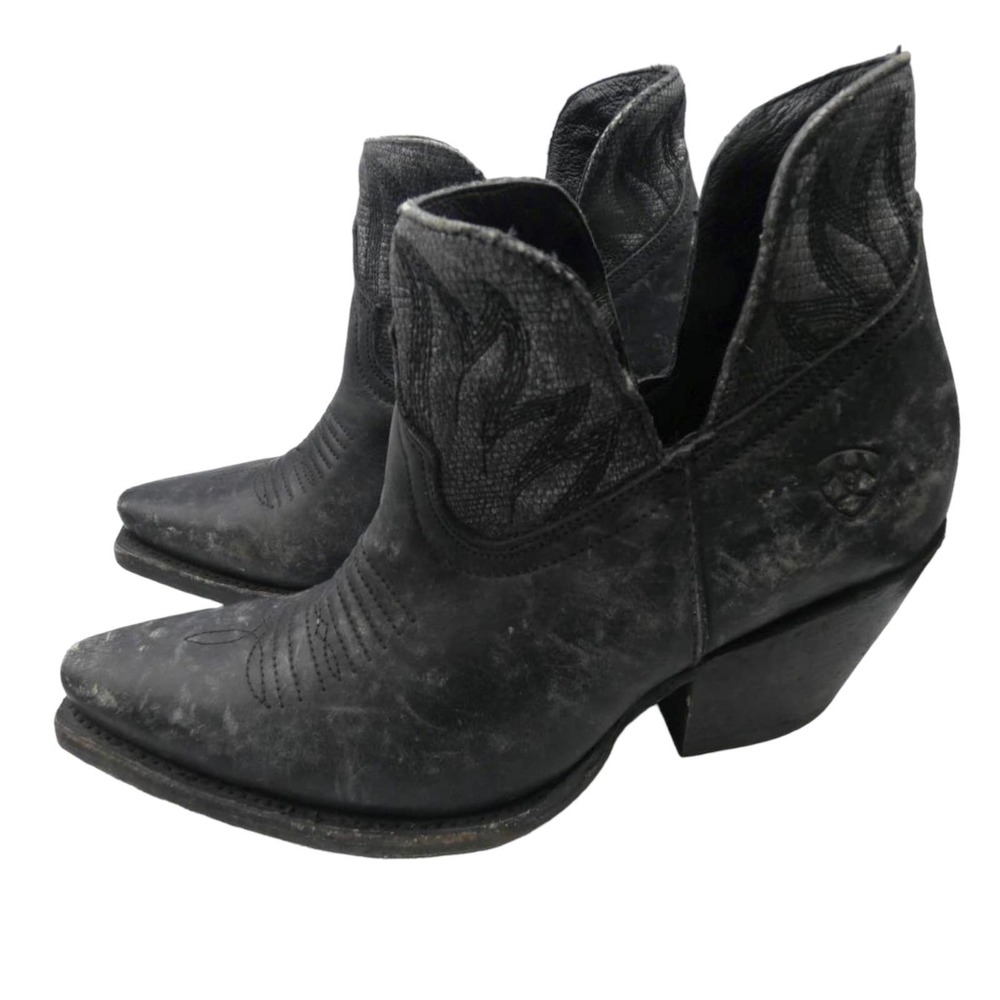 ARIAT HAZEL DISTRESSED WESTERN ANKLE BOOT sz 7B (as is)